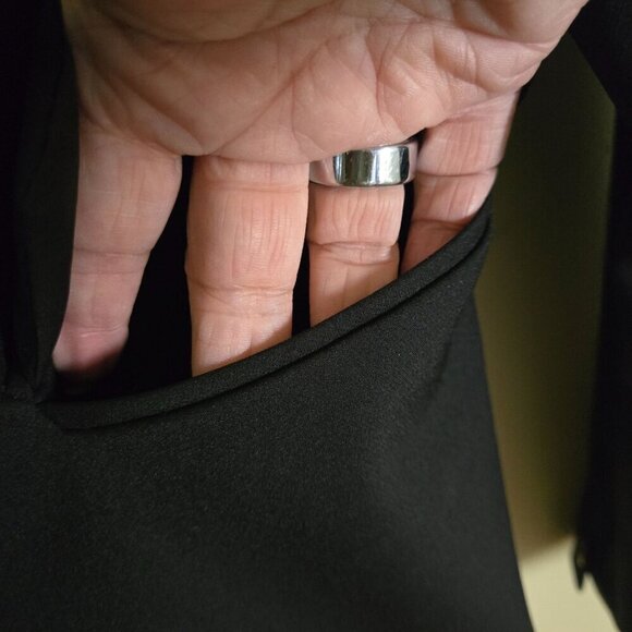 House Of Harlow 1960 NWT Blank Double Breasted Gold Button Blazer Size S - Picture 4 of 8